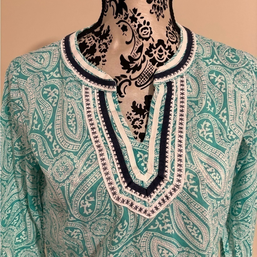 Talbots Paisley Top - Picture 7 of 9